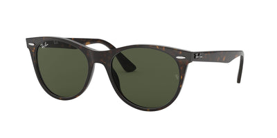 Ray-Ban Wayfarer II Evolve RB2185 Dark Tortoise/Green #colour_dark-tortoise-green