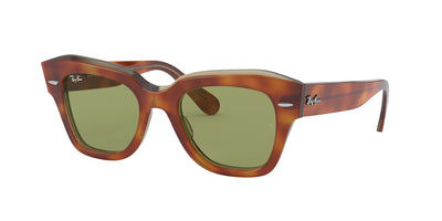 Ray-Ban State Street RB2186 Light Tortoise/Green #colour_light-tortoise-green