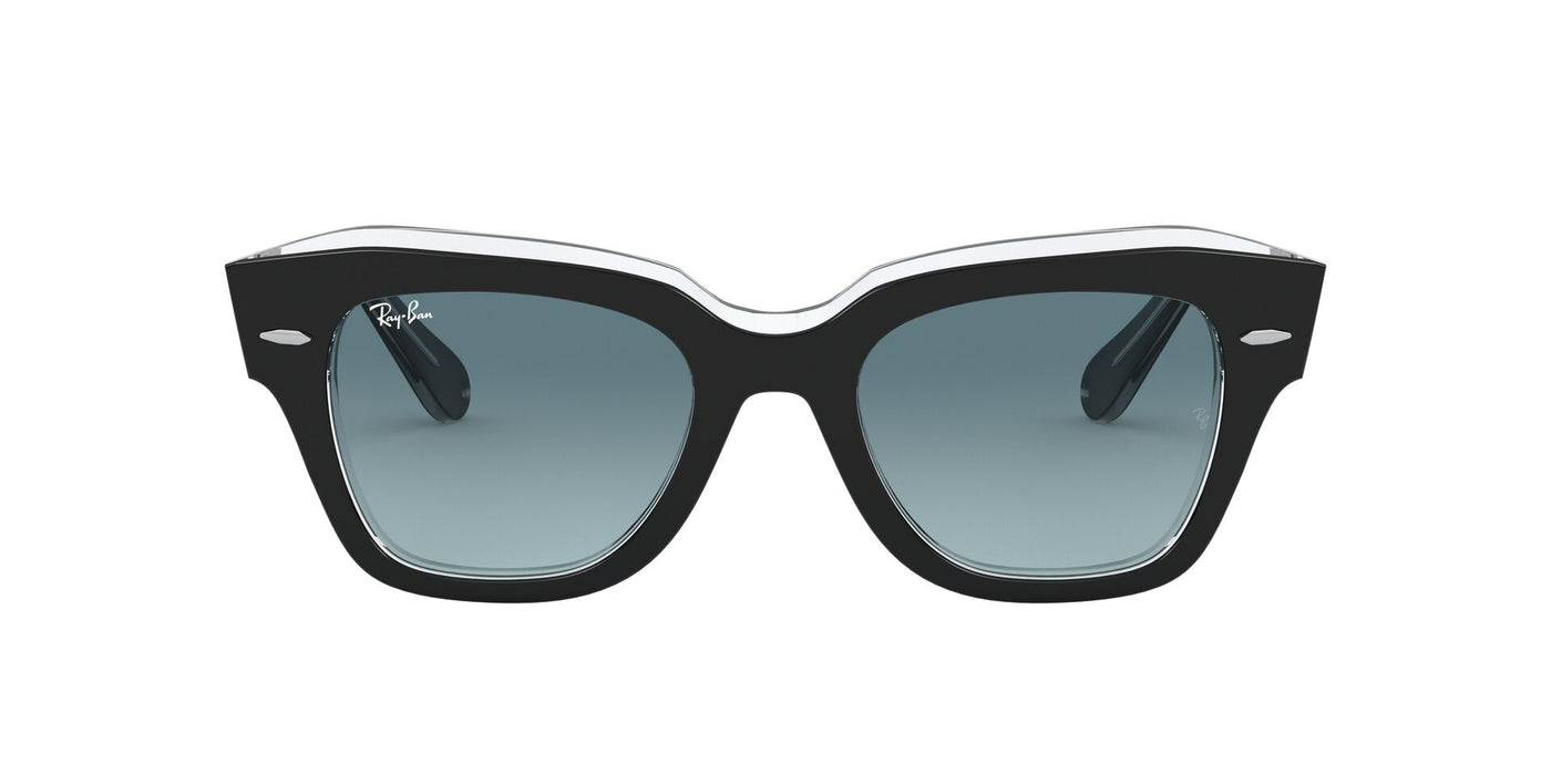 Ray-Ban State Street RB2186 Black/Blue Gradient #colour_black-blue-gradient