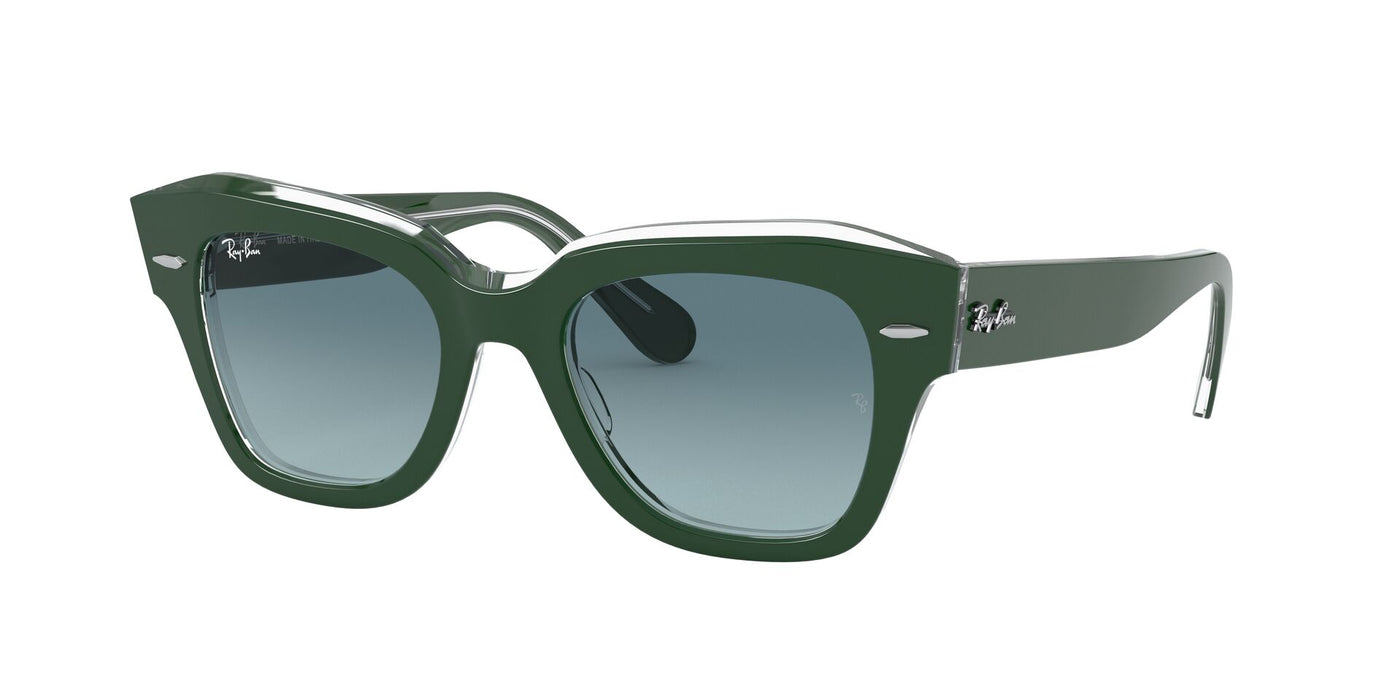 Ray-Ban State Street RB2186 Green/Blue Gradient #colour_green-blue-gradient