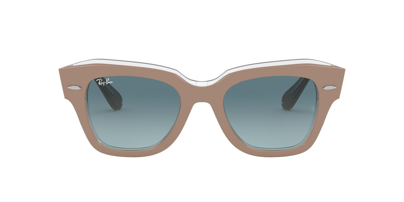 Ray-Ban State Street RB2186 Brown/Blue Gradient #colour_brown-blue-gradient