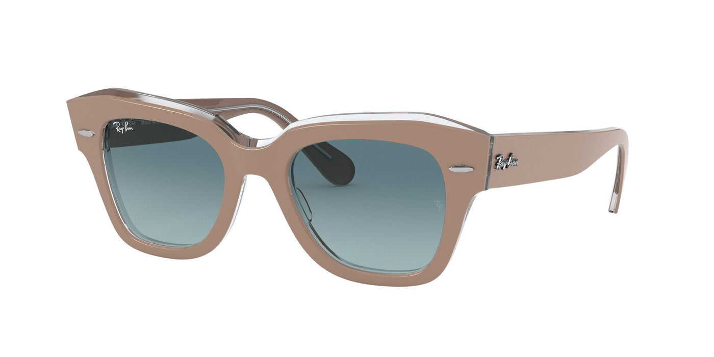 Ray-Ban State Street RB2186 Brown/Blue Gradient #colour_brown-blue-gradient