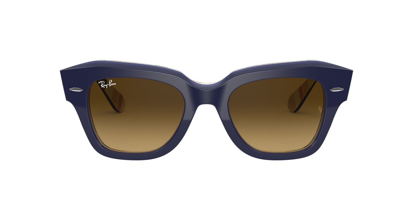 Ray-Ban State Street RB2186 Blue-Brown-Gradient #colour_blue-brown-gradient