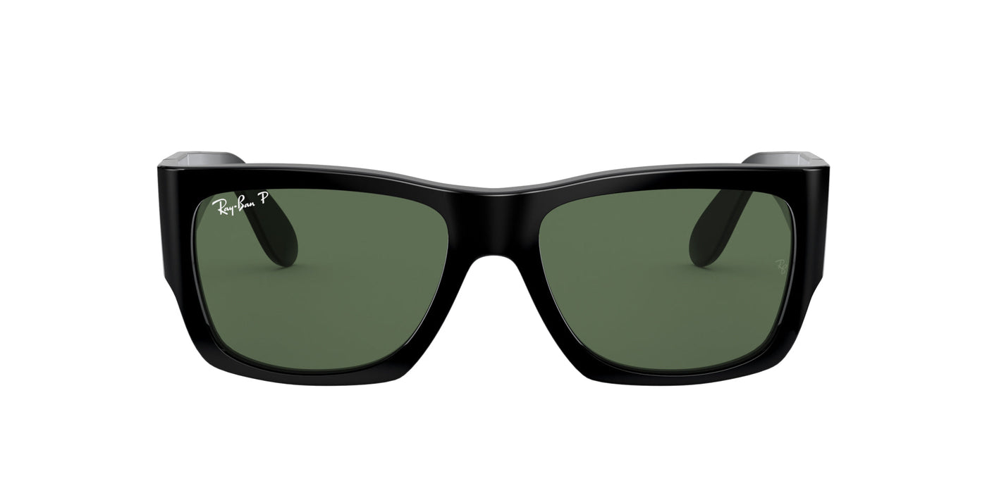 Ray-Ban Nomad RB2187 Black/Green Polarised #colour_black-green-polarised