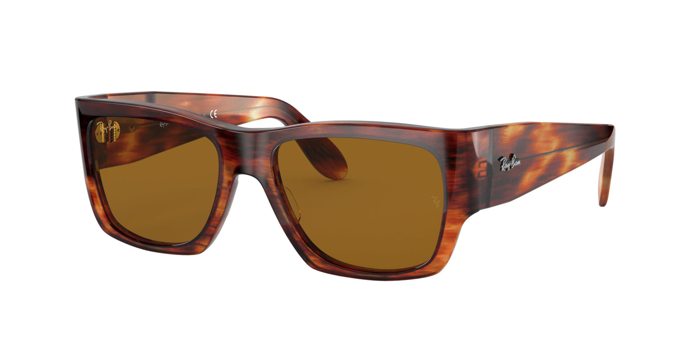 Ray-Ban Nomad RB2187 Dark-Tortoise-Brown #colour_dark-tortoise-brown