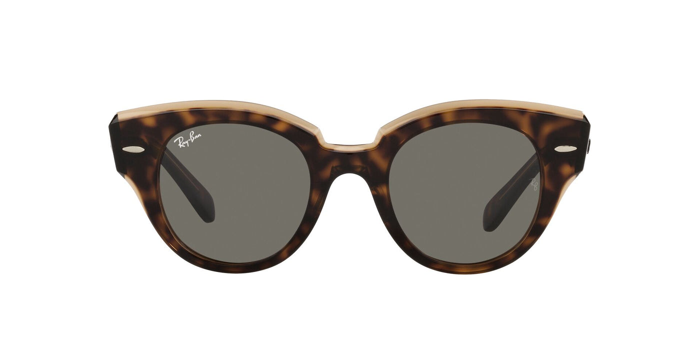 Ray-Ban Roundabout RB2192 Dark-Tortoise-Grey #colour_dark-tortoise-grey