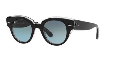 Ray-Ban Roundabout RB2192 Black-Blue-Gradient #colour_black-blue-gradient