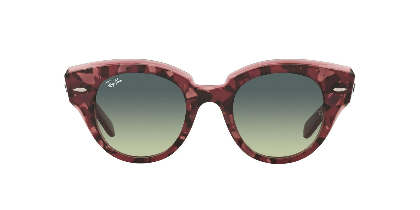 Ray-Ban Roundabout RB2192 Dark-Tortoise-Green-Gradient #colour_dark-tortoise-green-gradient