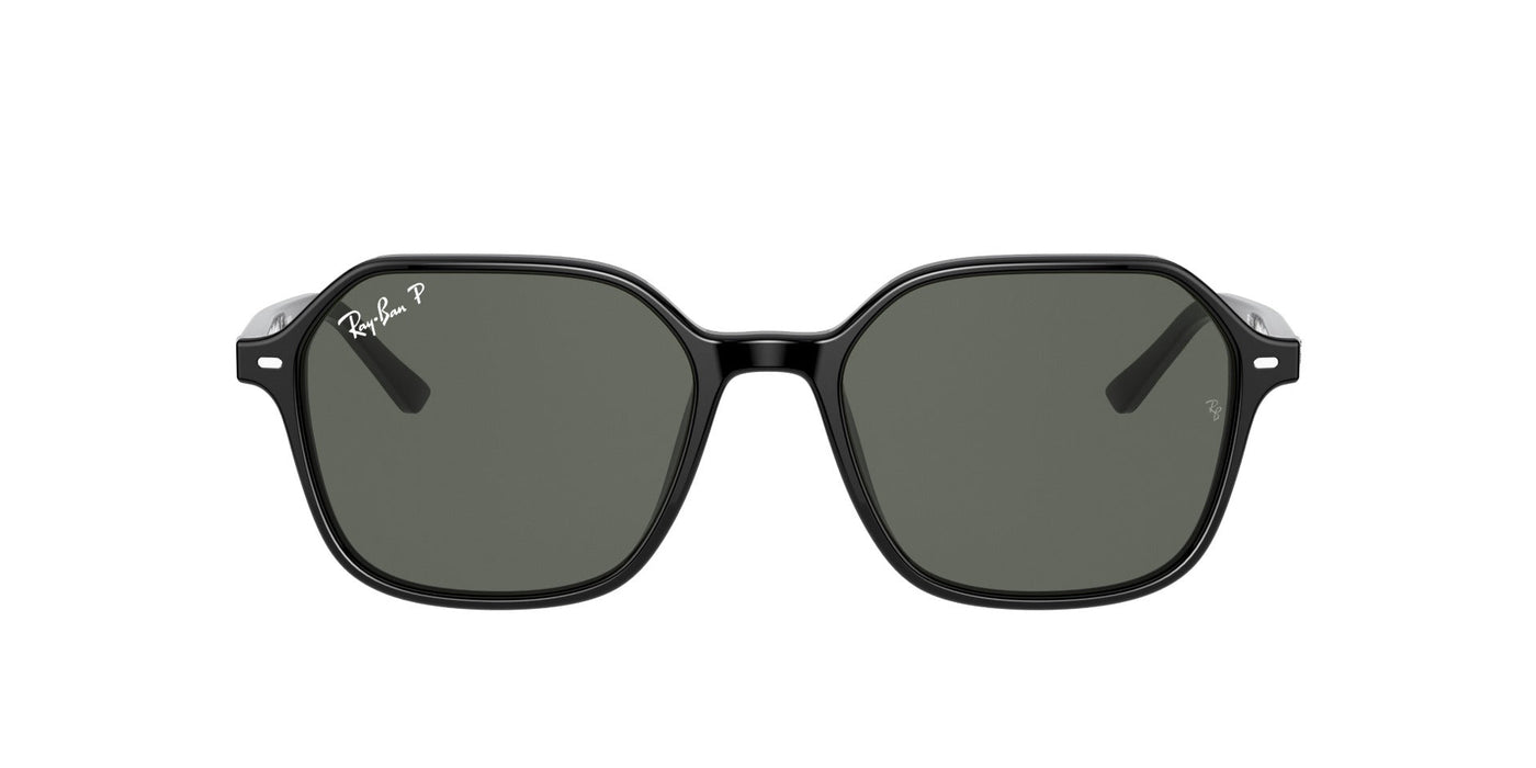 Ray-Ban John RB2194 Black/Green Polarised #colour_black-green-polarised