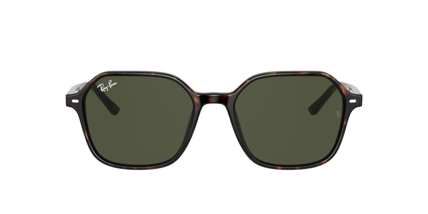 Ray-Ban John RB2194 Dark Tortoise/Green #colour_dark-tortoise-green