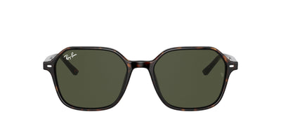 Ray-Ban John RB2194 Dark Tortoise/Green #colour_dark-tortoise-green