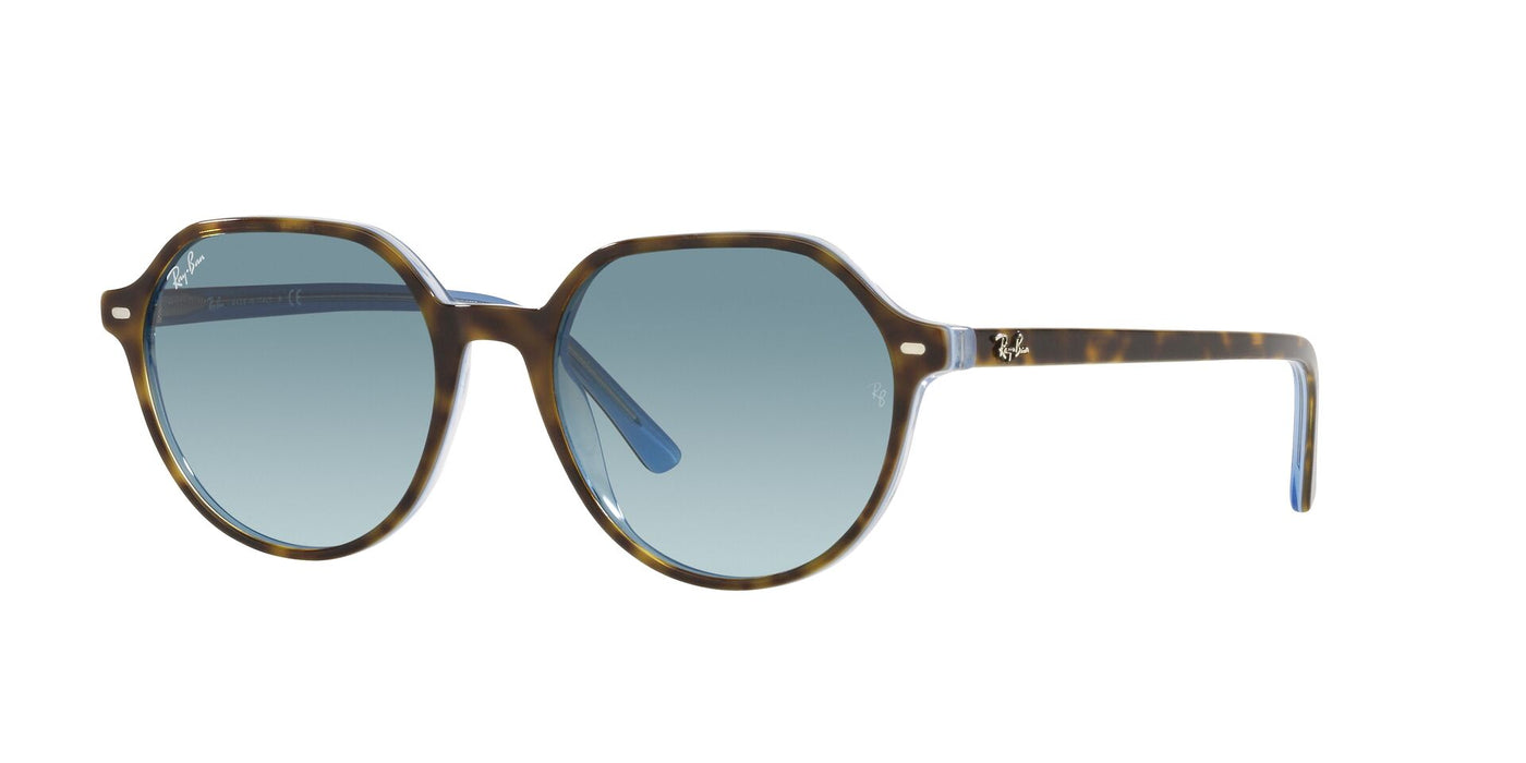 Ray-Ban Thalia RB2195 Dark Tortoise/Blue Gradient #colour_dark-tortoise-blue-gradient