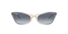 Ray-Ban Lady Burbank RB2299 Blue/Grey Gradient #colour_blue-grey-gradient