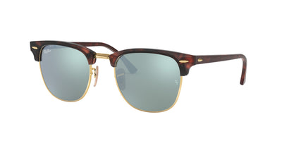 Ray-Ban Clubmaster RB3016 Dark Tortoise/Silver #colour_dark-tortoise-silver