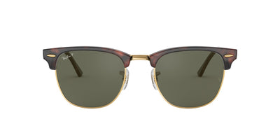 Ray-Ban Clubmaster RB3016 Dark-Tortoise-Green-Polarised #colour_dark-tortoise-green-polarised