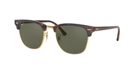 Ray-Ban Clubmaster RB3016 Dark-Tortoise-Green-Polarised #colour_dark-tortoise-green-polarised