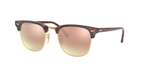 Ray-Ban Clubmaster RB3016 Dark Tortoise/Orange #colour_dark-tortoise-orange
