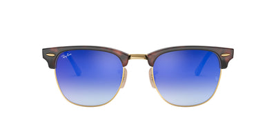 Ray-Ban Clubmaster RB3016 Dark Tortoise/Blue #colour_dark-tortoise-blue