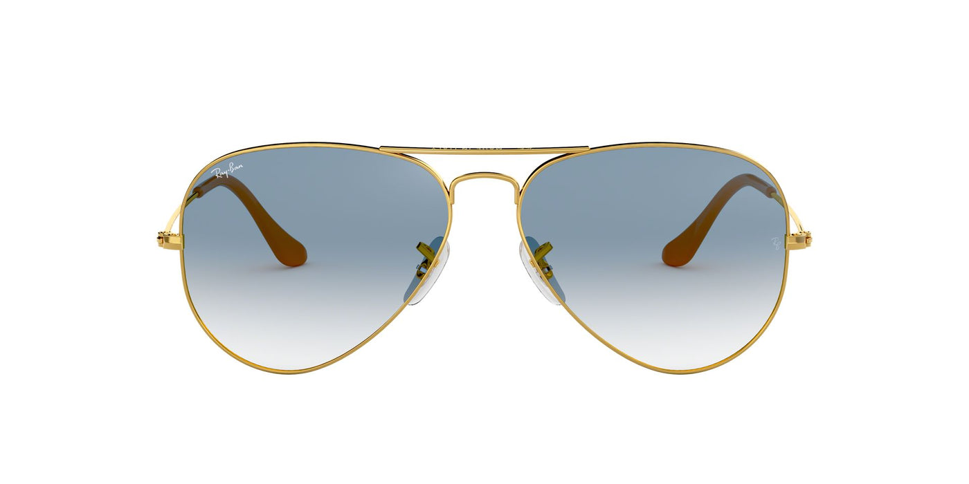 Ray-Ban Aviator RB3025 Gold/Blue Gradient #colour_gold-blue-gradient