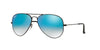 Ray-Ban Aviator RB3025 Black/Blue Mirror #colour_black-blue-mirror