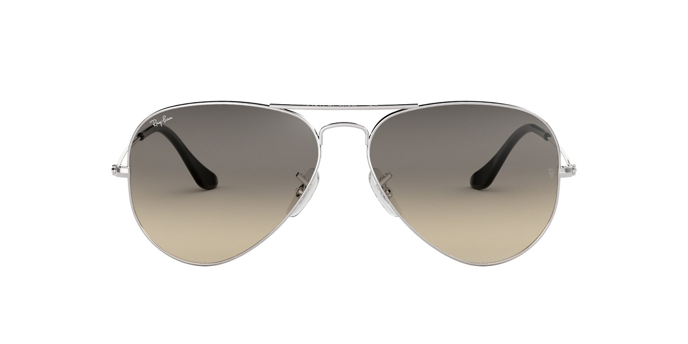 Ray-Ban Aviator RB3025 Silver/Grey Gradient #colour_silver-grey-gradient