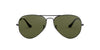 Ray-Ban Aviator RB3025 Gunmetal/Green #colour_gunmetal-green