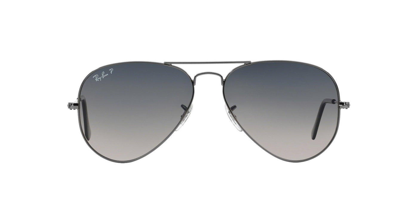 Ray-Ban Aviator RB3025 Gunmetal/Blue #colour_gunmetal-blue