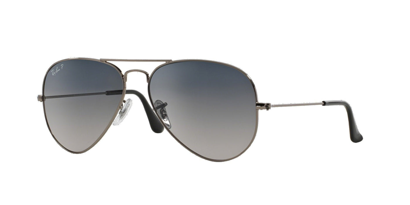 Ray-Ban Aviator RB3025 Gunmetal/Blue #colour_gunmetal-blue