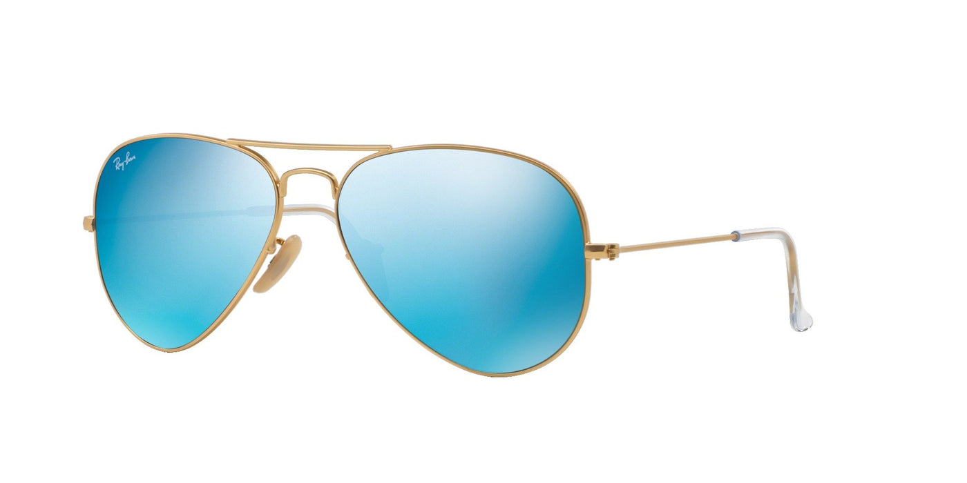 Ray-Ban Aviator RB3025 Gold/Blue Mirror #colour_gold-blue-mirror