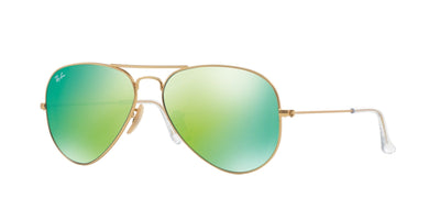 Ray-Ban Aviator RB3025 Gold-Green-Mirror #colour_gold-green-mirror