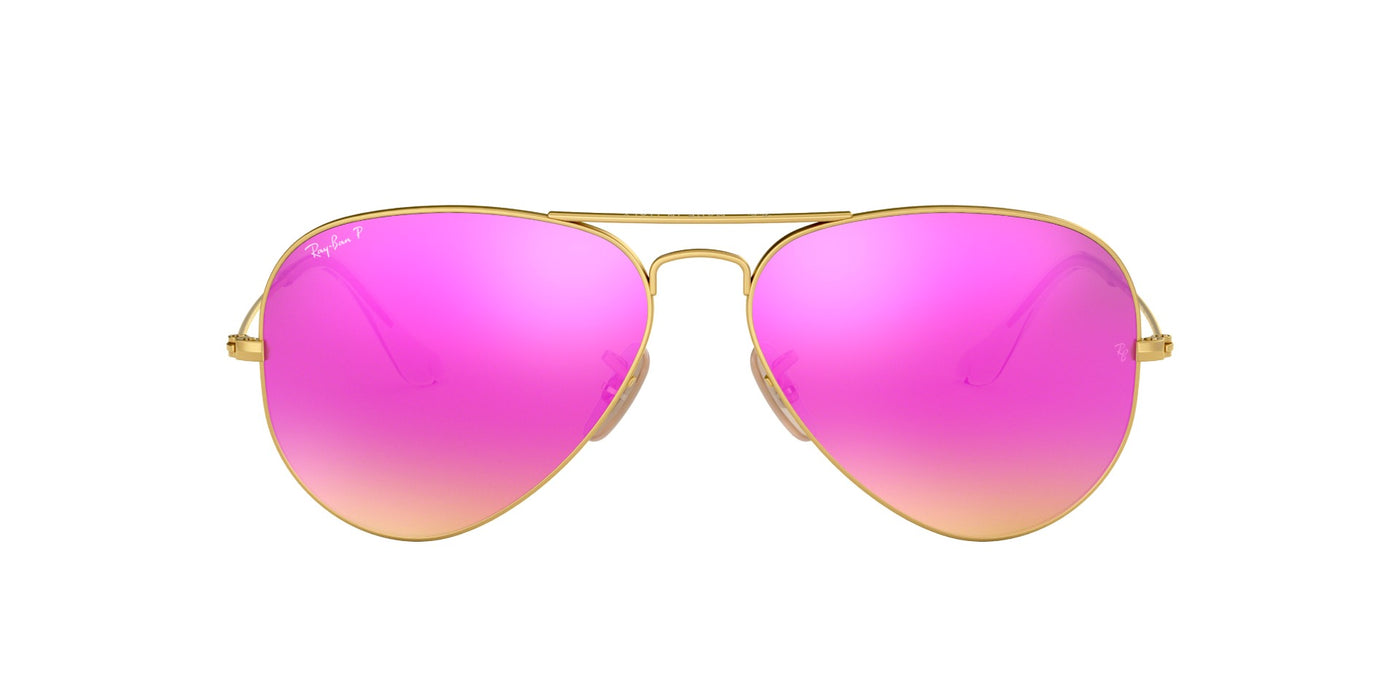 Ray-Ban Aviator RB3025 Gold/Blue #colour_gold-blue