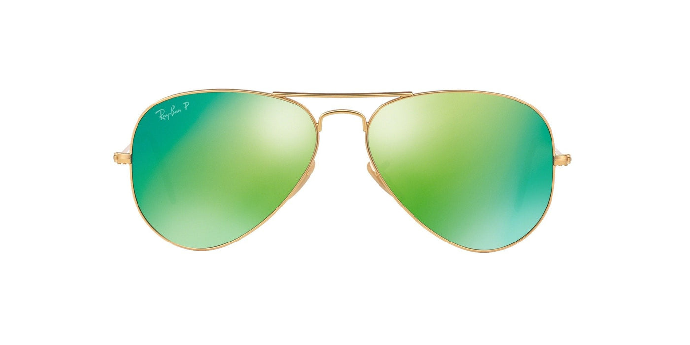 Ray-Ban Aviator RB3025 Gold/Green Polarised 1 #colour_gold-green-polarised-1