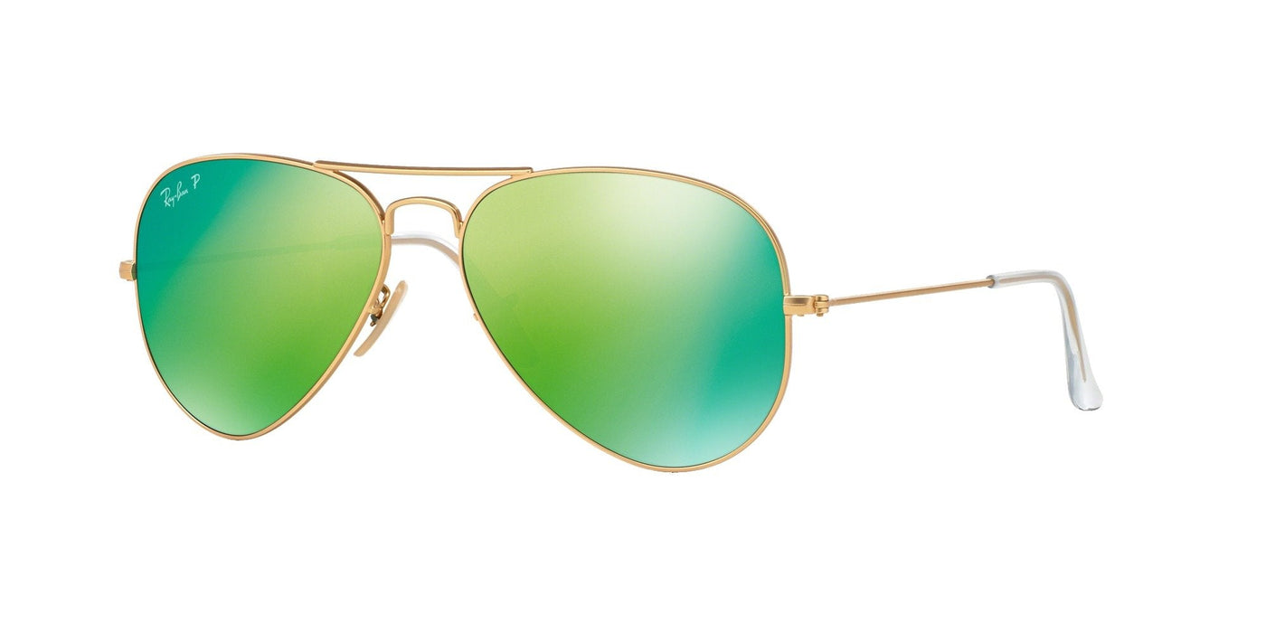 Ray-Ban Aviator RB3025 Gold/Green Polarised 1 #colour_gold-green-polarised-1