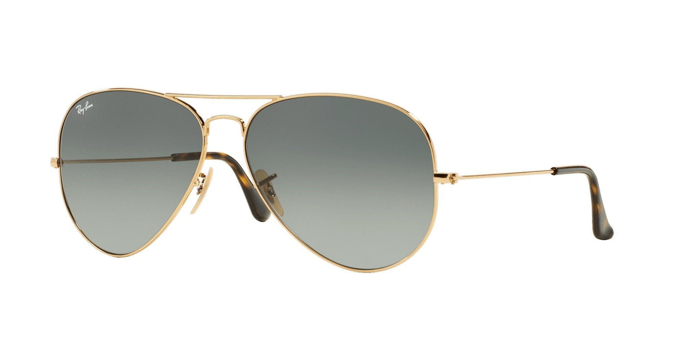 Ray-Ban Aviator RB3025 Gold/Grey Gradient #colour_gold-grey-gradient