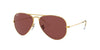 Ray-Ban Aviator RB3025 Gold/Purple #colour_gold-purple