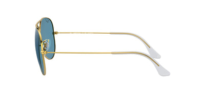 Ray-Ban Aviator RB3025 Gold/Polarised Blue #colour_gold-polarised-blue