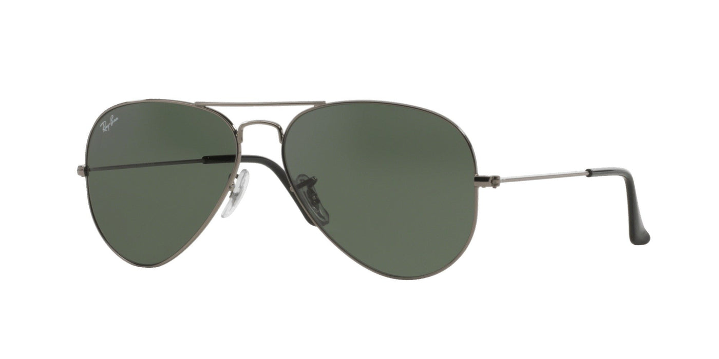 Ray-Ban Aviator RB3025 Gunmetal/Green 1 #colour_gunmetal-green-1