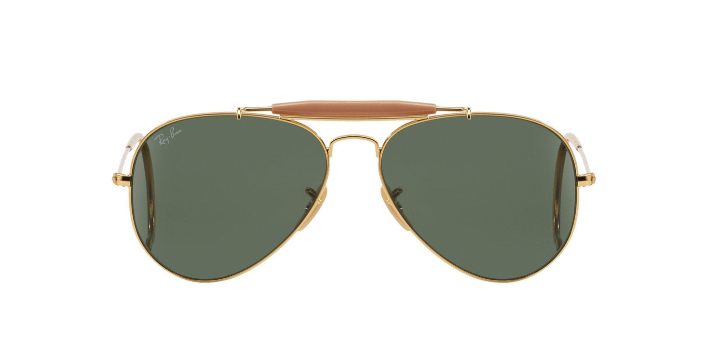 Ray-Ban Outdoorsman RB3030 Gold-Green #colour_gold-green