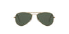 Ray-Ban Small Aviator RB3044 Gunmetal-Green #colour_gold-green