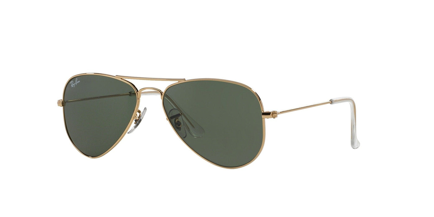 Ray-Ban Small Aviator RB3044 Gunmetal-Green #colour_gold-green