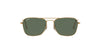 Ray-Ban Caravan RB3136 Gold/Green 1 #colour_gold-green-1