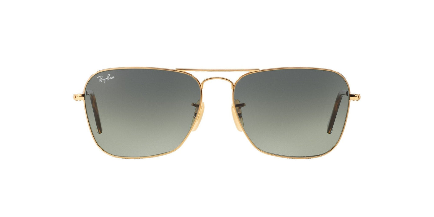 Ray-Ban Caravan RB3136 Gold-Grey-Gradient #colour_gold-grey-gradient