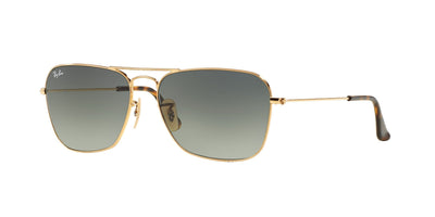 Ray-Ban Caravan RB3136 Gold-Grey-Gradient #colour_gold-grey-gradient