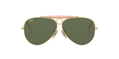 Ray-Ban Shooter RB3138 Gold/Green 2 #colour_gold-green-2