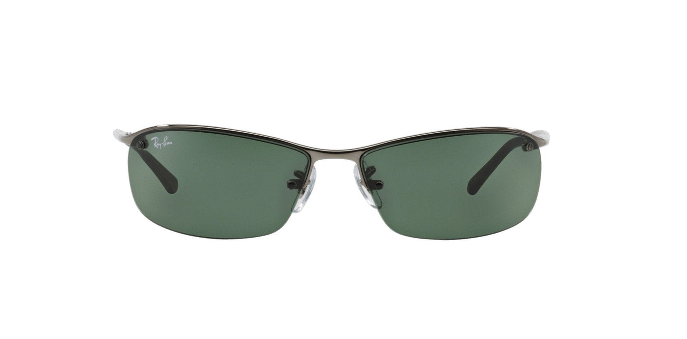 Ray-Ban Top Bar RB3183 Gunmetal-Green #colour_gunmetal-green