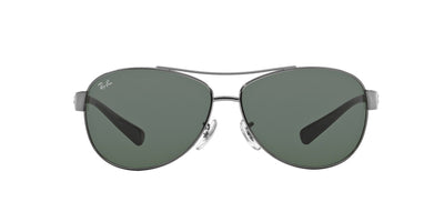 Ray-Ban RB3386 Gunmetal-Green #colour_gunmetal-green