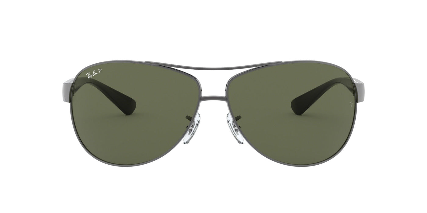 Ray-Ban RB3386 Gunmetal/Green Polarised #colour_gunmetal-green-polarised