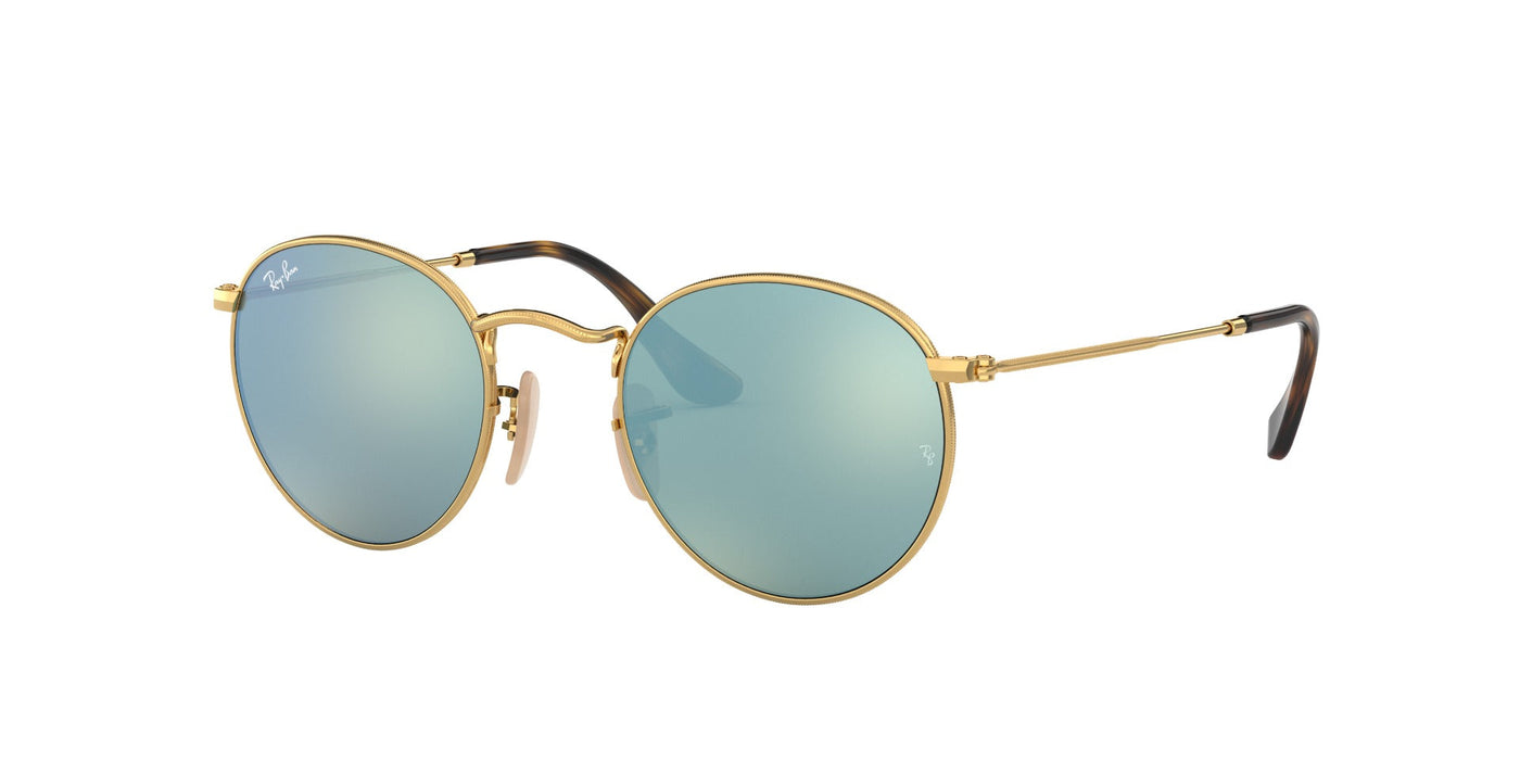 Ray-Ban Round Metal RB3447N Gold/Grey #colour_gold-grey