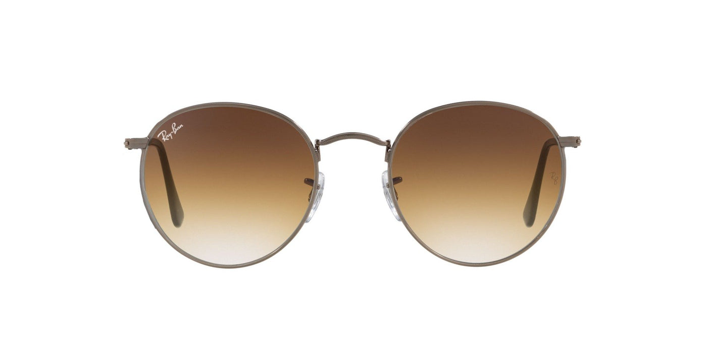 Ray-Ban Round Metal RB3447N Gunmetal/Brown Gradient #colour_gunmetal-brown-gradient