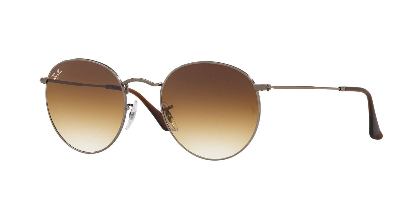 Ray-Ban Round Metal RB3447N Gunmetal/Brown Gradient #colour_gunmetal-brown-gradient